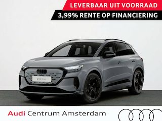 Audi Q4 e-tron S edition 40 63 kWh 204 pk | Optiekpakket zwart | Privacy glas | Trekhaak | Leder/stof interieur |