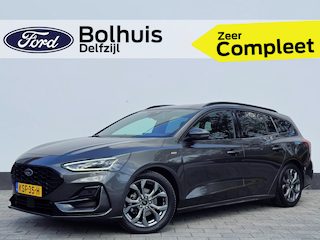 Ford Focus Wagon EcoBoost Hybrid 155 pk ST-Line X | Winter Pack | AGR stoel | Adapt. cruise | El. a. klep | Bliss | Matrix LED | Groot scherm | 4 seiz. banden |