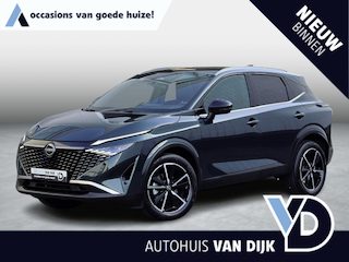 Nissan Qashqai 1.3 MHEV Xtronic Tekna |Pano-dak|360° camera|Adapt.Cruise|Head-up|Stuur-/Stoelverw.|Sfeerverl.|Leder