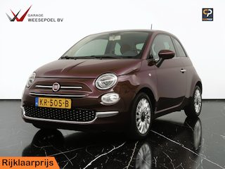 Fiat 500 0.9 TwinAir Turbo Lounge - Panoramadak - Lederen bekleding - Airco - Licht metalen velgen - All Season banden  - 12 maanden garantie