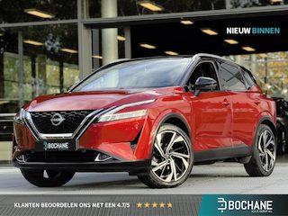 Nissan Qashqai 1.3 MHEV Tekna Plus | BOSE | Rondomzichtcamera | Dodehoekdetectie | Massagestoelen | Navigatie | Leder | Panoramadak