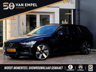 Volvo V60 2.0 T6 Plug-in hybrid AWD Ultimate Dark Long Range | 100% SOH | Pano | Leder + Memory | Harman Kardon | 360 Camera