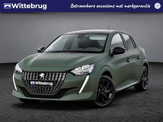 Peugeot 208 1.2 PureTech Active Unieke matgroene wrap | Zwarte 17" LM velgen | Apple CarPlay | Cruise Control | Lane Assist | DAB YP