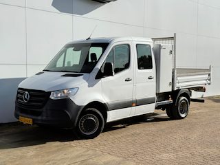 Mercedes-Benz Sprinter 514 2.2 CDI Automaat Open Laadbak Dubbele Cabine 7 Stoelen 3.5t Trekhaak Cruise Control MBUX Carplay Pritische Pickup Open Box