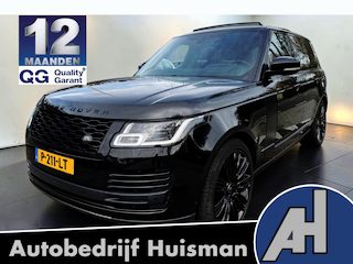 Land Rover Range Rover P400 MHEV 294kW/400pk Aut8 Vogue PANORAMADAK + ADAPT.CRUISE + MERIDIAN AUDIO + LUCHTVERING + HEAD-UP + WINDSOR LEDER + PIXEL LED + STOELVERWARMING&-VENTILATIE + 360 CAMERA + BLIND SPOT + HOMELINK + PARKASSIST + 22" LM-VELGEN!!