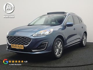 Ford Kuga 2.5 PHEV Vignale 225pk Dealer O.H | Trekhaak Af Fabriek | Panodak | Adaptive Cruise | 360 Camera | Bang & Olufsen | Head Up | Lederen Sportstoelen Memory & Verwarmd | Keyless | Apple Carplay | Navigatie | Virtual | DAB | 18"L.M | Plug In Hybrid |