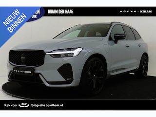 Volvo XC60 II T6 PLUG-IN HYBRID AWD ULTRA BLACK EDITION -PANO.DAK|HARMAN/KARDON|LUCHTVERING|GEVENT.LEDER+MASSAGE|360°CAM|HEAD-UP DISP.|PRIVACY.GLAS|TREKHAAK|21"|SoH:100%