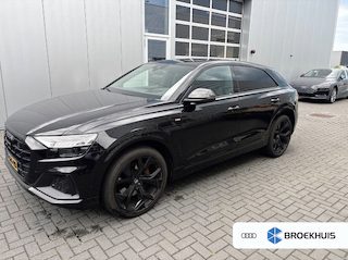 Audi Q8 55 TFSI quattro Pro Line S 340PK | Trekhaak | Panoramadak | Stoelventilatie&Massage | Carbon Interieur | Rode Sticksels