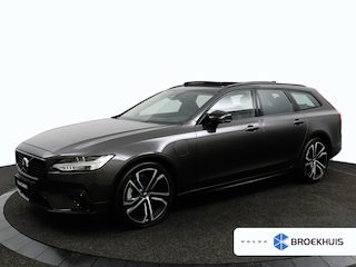 Volvo V90 T8 Plug-in hybrid AWD Ultra Dark | Bowers&Wilkins | Luchtvering | Trekhaak | Massage | Panoramadak | 360 Camera | Luxe Leder | Adaptive LED | 20 Inch