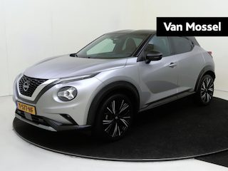 Nissan Juke 1.0 DIG-T N-Design 114PK | Camera | PDC Voor+Achter | Climate Control | Full-Map Navigatie | 19" LMV | LED-Verlichting | Keyless | Cruise Control & Snelheidsbegrenzer | Apple Carplay & Android Auto