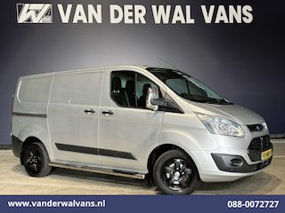 Ford Transit Custom 2.2 TDCI Inrichting L1H1 Airco | LM-velgen | Camera | Navigatie | Trekhaak | Cruisecontrol Parkeersensoren, Bijrijdersbank