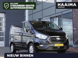 Ford Transit Custom 300 2.0 TDCI L1H1 Limited DC | Automaat | Dubbele cabine | 5 zits | Trekhaak | Achteruitrijcamera | Cruise control | Airco | Lichtmetalen velgen | Extra getint glas