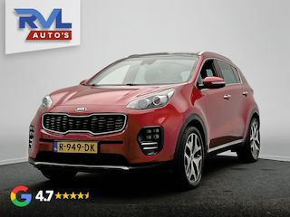 Kia Sportage 1.6 T-GDI GT-Line PlusLine| Dealer Onderhouden | Stoel/Stuur verwarming | Leder | Carplay | Camera | Panoramadak |