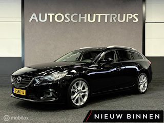 Mazda 6 Sportbreak 2.2D HP GT-M AUTOMAAT / LEDER / NAVI / CLIMA / CRUISE / TREKHAAK