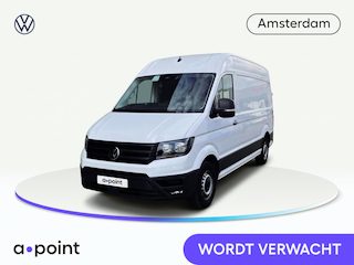 Volkswagen Crafter 35 2.0 TDI L3H2 Exclusive 140 pk Automaat | Verlengde garantie | Navigatie | Trekhaak | Parkeersensoren | Achteruitrijcamera | Adaptieve cruise control | Verwarmde voorruit | Draadloze telefoonlader |