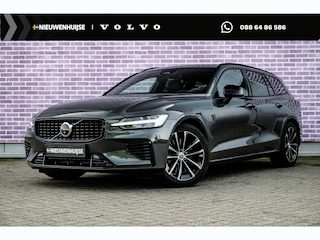 Volvo V60 2.0 T8 Plug-in Hybrid AWD Plus Dark | SOH 100% | Trekhaak | Sportstoelen | Panoramadak | Harman Kardon Audio | Head-up Display | 360 Graden Camera | Stoelverwarming voor en achter | Keyless Entry | Elektrische Achterklep | Elektrisch Verstelbare Voorstoelen | Cruise Control Adaptief | BLIS | Google Navigatie | Apple Carplay | Android Auto