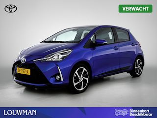 Toyota Yaris 1.5 Hybrid Executive | Dealer Onderhouden | Panoramadak | Navigatie | Climate Control | Cruise Control | Half lederen bekleding | Armsteun | Buitenspiegels elektrisch inklap/verstelbaar | Keyless Entry/Start |