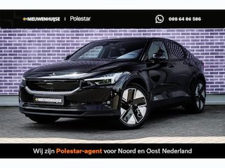 Polestar 2 Long Range Single Motor Prime 82 kWh | Pilot assist | 360 camera met parkeerhulp | BLIS | Cross Traffic Alert | Rear collision warning | Panoramadak | Harman Kardon premium sound | Volledig verstelbare voorstoelen | Polestar digital key | LED mistlampen met bochtverlichting | Elektr. bedienbare achterklep met voetsensor | Warmtepomp | stoelverwarming achterin | Verwarmd stuurwiel |