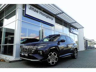 Hyundai Tucson 1.6 T-GDI PHEV N Line Sky 4WD AFN. TREKHAAK, PANO, STOELVENTILATIE, 360° CAMERA, MEMORY, WINTER PACK, ADAPT. CRUISE, CLIMA, NAVI, PDC V&A, APPLE CARPLAY/ANDROID AUTO, BLIS, KEYLESS, KRELL, ELEKT. ACHTERKLEP, ELEKT. STOELEN, 74.259KM