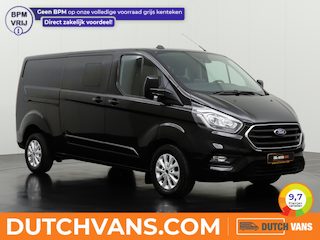 Ford Transit Custom 2.0TDCi 170PK Automaat Limited Dubbele Cabine | 2xSchuifdeur | Navigatie | Camera | Airco | Cruise