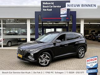 Hyundai Tucson 1.6 T-GDI HEV Premium / Automaat / NL-Auto / Vol-Leder / Adaptieve Cruise-Control / Stoelverwarming V+A / Stoelverkoeling / Stuurverwarming / Elektr.-Verstelbare Stoelen met Geheugen / Elektr.-Achterklep / Apple-Carplay & Android-Auto / Dodehoek-Detectie / Draadloze-Telefoonlader / Keyless / LED / Adaptieve-Koplampen / DAB Radio-Bluetooth / Navi / Flippers / PDC V+A met Rondom-Camerazicht / 19'' LMV / ENZ.