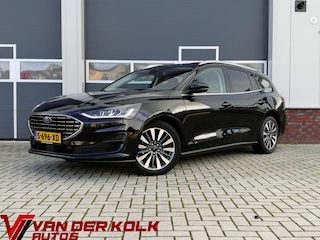 Ford Focus Wagon 1.0 EcoBoost Hybrid Titanium X | Virtual Cockpit | Carplay | Camera | DAB | LED | Climate | Stoelverwarming | Trekhaak