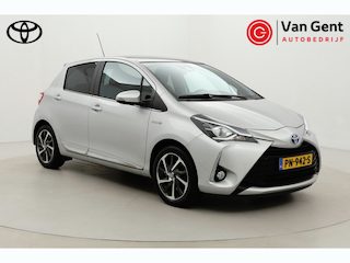 Toyota Yaris 1.5 Hybrid Premium | Panoramadak | Fietsensteun | Navigatie | Keyless | Cruise Control | Clima | Camera | Premium audio | 16 inch | Rijstrooksensor | Bluetooth | DAB | Dakspoiler