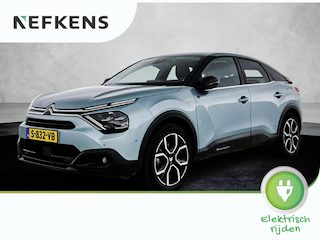 Citroën C4 Shine 50 kWh 136pk | Accu 95% | Navigatie | Achteruitrijcamera | Lederen bekleding | Stoelen elektrisch+massage+verwarmd | Dodehoeksensor | Climate Control | Adaptieve Cruise Control | Head-up display | Full Led koplampen | Parkeersensoren v+a | Keyless | Apple Carplay / Android Auto | Bluetooth | DAB+ radio | 18" lichtmetalen velgen |