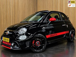 Fiat 500 1.4 T-Jet Abarth Turismo 70th Anniversary|160PK|BLACK&RED EDITION|DIGITAL COCKPIT|CABRIO|CARPLAY|NAVIGATIE|AIRCO|MARGE|