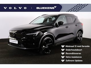 Volvo EX40 Extended Range Ultra Black Ed. 82 kWh - Panorama/schuifdak - IntelliSafe Assist & Surround - 360º Camera - Harman/Kardon audio - Verwarmde voorstoelen & stuur - Parkeersensoren voor & achter - Elektr. bedienb. voorstoelen met geheugen links - Draadloze tel. lader - Warmtepomp - Extra getint glas - Inklapbare trekhaak - 20' LMV