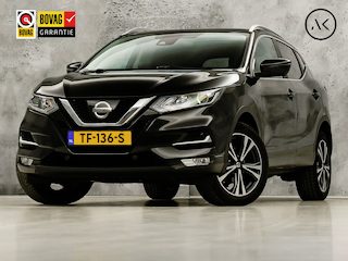 Nissan Qashqai 1.2 N-Connecta (PANORAMADAK, NAVIGATIE, 360 CAMERA, TREKHAAK, SPORTSTOELEN, GETINT GLAS, CRUISE, NIEUWSTAAT)