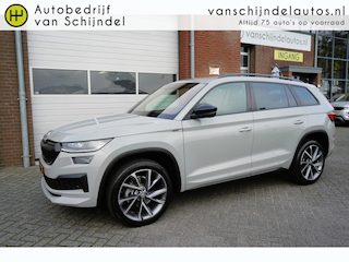 Skoda Kodiaq 1.5 TSI 150PK SPORTLINE BUSINESS 7P 7ST ORIGINEEL NEDERLANDS FULL LED 20INCH ELECTR.TREKHAAK ALCANTARA/LEDER ELECTR.STOEL+MEMORY STOEL/STUUR/VOORRUITVERWARMING ADAPTIEVE CRUISE CAMERA ANDROID/APPLECARPLAY NAVI ENZ...