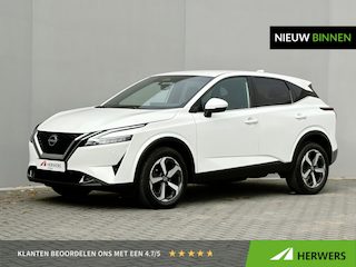 Nissan Qashqai 1.3 MHEV Xtronic Tekna / Cold Pack / Trekgewicht 1800 kg / Head Up Display / Stuur- Stoel & Voorruit verwarming / Rondomzicht camera / Adaptief cruise control / Elektrische achterklep / Apple Carplay Android Auto /