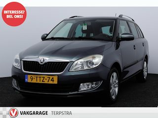 Skoda Fabia Combi 1.2 TSI Drive/ Trekhaak/ 15'' LMV/ Navi/ Airco/ Cruise/ Elek. pakket/ Isofix/ Armsteun/ Multi. LEDER. Stuur/ Mistl./ PDC/ Extra getint glas/ Dakrails.