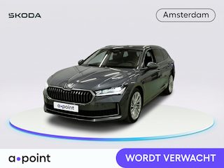 Skoda Superb Combi 1.5 TSI Laurin & Klement PHEV Business Edition 204 pk Automaat (DSG) | Verlengde garantie | Navigatie | Panoramadak | Trekhaak (wegklapbaar) | Park assist | 360° camera | Stoel verwarming v/a | Stoelventilatie | Canton Sound |
