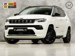 Jeep Compass 4xe 240 Plug-in Hybrid Electric S 240Pk Automaat (APPLE CARPLAY, SOH 85,9%, ALPINE AUDIO, 360 CAMERA, LEDER, SPORTSTOELEN, ADAPTIVE CRUISE, GETINT GLAS, KEYLESS, NIEUWSTAAT)