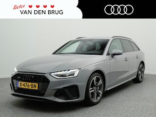 Audi A4 Avant 40 TFSI quattro S edition 204 pk | Nardograu | Zwart optiek | Apple Carplay/Android Auto |