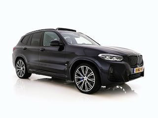 BMW X3 xDrive30e M-Styling Business Edition Plus (Plug-in) {SoH-87%} (INCL-BTW) Aut. *PANO | LEATHER | FULL-LED | HARMAN/KARDON | BLINDSPOT | HEATED-SPORTSEATS | DIGI-COCKPIT | CAMERA | NAVI-FULLMAP | DAB+ | PRIVACY-GLASS | SHIFTPADDLES | TOWBAR | 21''ALU*