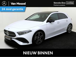 Mercedes-Benz A-klasse 180 AMG Line Burmester / Panoramadak / Nightpakket / Keyless / 360 Camera / Sfeerverlichting