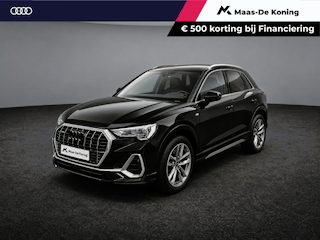 Audi Q3 45 TFSIe 245pk S edition · Apple/Android Car Play · Wegklapbare Trekhaak · Dodehoeksensoren · Navigatie · Stoelverwarming · P-Sensoren · 19'' Inch ·