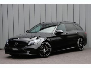 Mercedes-Benz C-klasse Estate 300d Night Edition AMG | 245PK | Pano | Sfeerverlichting | Keyless-go | Burmester | Multibeam | Distronic+ | Trekhaak | 2021.