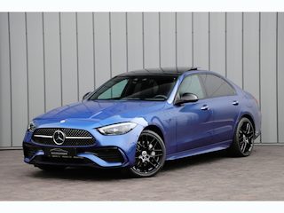 Mercedes-Benz C-klasse 300e AMG Aut9 | 313PK | Massage | Head-up | Pano | Keyles-go | Sfeerverlichting | Digital-light | Memory | Carbon | 2023.