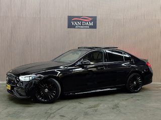 Mercedes-Benz C-klasse 200d AMG Line 2023 PANO LED CARBON CAMERA