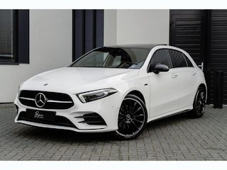 Mercedes-Benz A-klasse 250 e AMG LINE PANO / MEMORY / 19 INCH / 360 CAM / BURMESTER / HUD / DIST. PLUS