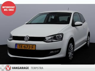 Volkswagen Polo 1.2 Team/ Airco/ Cruise/ Elek. pakket/ Stoelverw./ LEDER. Stuur/ Armsteun/ Mistl./ PDC/ Extra getint glas/ Dagrijverl.
