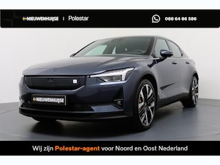 Polestar 2 Long Range Dual Motor Performance Plus 82 kWh | Trekhaak | Warmtepomp | Panoramadak | 360 Graden Camera | Keyless Entry | Elektrische Achterklep | Stoelverwarming voor en achter | Lichtmetalen Velgen 20 inch | Cruise Control Adaptief | BLIS | Google Navigatie | Apple Carplay | Android Auto
