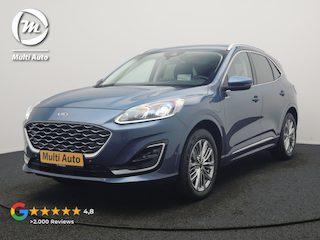 Ford Kuga 2.5 PHEV Vignale 225pk Dealer O.H. | Adaptive Cruise | Head Up | 360 Camera | Bang & Olufsen | Lederen Sportstoelen Memory & Verwarmd | BLIS | Keyless | Stuur Verwarmd | Apple Carplay | Navigatie | DAB | Plug In Hybrid |