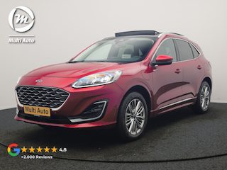 Ford Kuga 2.5 PHEV Vignale 225pk Dealer O.H. | Trekhaak Af Fabriek | Panodak | Adaptive Cruise | Head Up | Bang & Olufsen | 360 Camera | Lederen Sportstoelen Memory & Verwarmd | Keyless | BLIS | Apple Carplay | Navigatie | DAB | Plug In Hybrid |