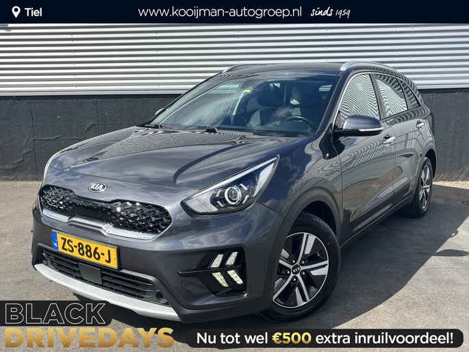 Kia Niro 1.6 GDi Hybrid DynamicLine Trekhaak, FACELIFT! Navigatie, Dealeronderhouden, NL-auto, Achteruitrijcamera, Adaptieve cruise control, Parkeersensoren