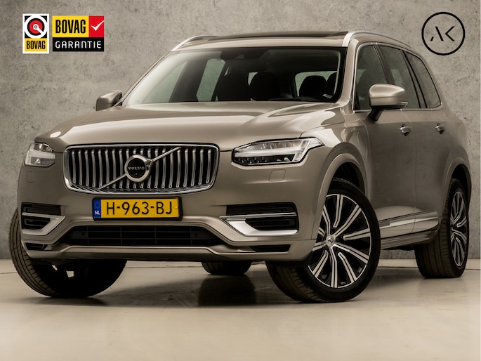 Volvo XC90 2.0 T8 Twin Engine AWD Inscription 7 Persoons 408Pk Automaat (PANORAMADAK, LUCHTVERING, HEAD-UP DISPLAY, MEMORY SEATS, HARMAN/KARDON, CAMERA, KEYLESS, ADAPTIVE CRUISE, APPLE CARPLAY, BRUIN LEDER, NIEUWSTAAT)